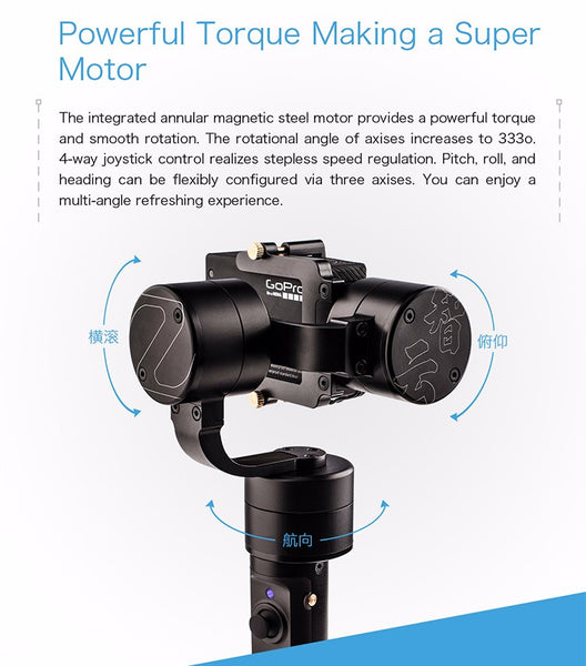 Zhiyun Evolution Gimbal 3-Axis for action camera/ GoPro