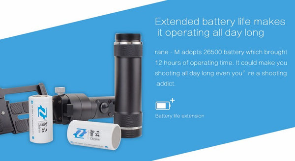 Zhiyun Crane M Gimbal 3-Axis for DSLR/ Mirrorless/Gopro/Smartphone
