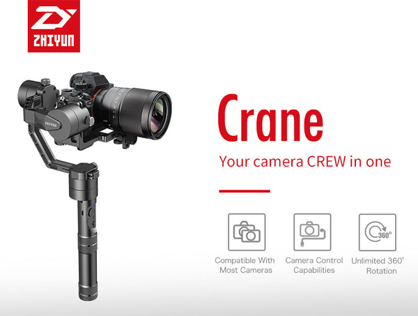 Zhiyun Crane Gimbal 3-Axis for Mirrorless/ DSLR